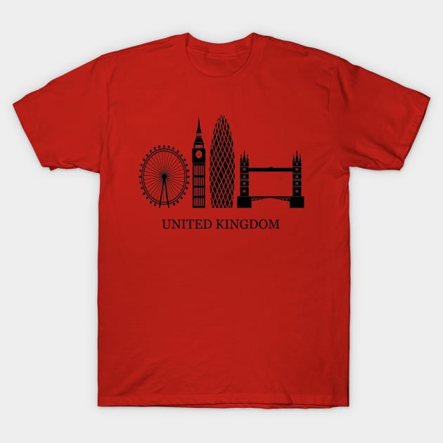 United Kingdom T-Shirt by Travellers